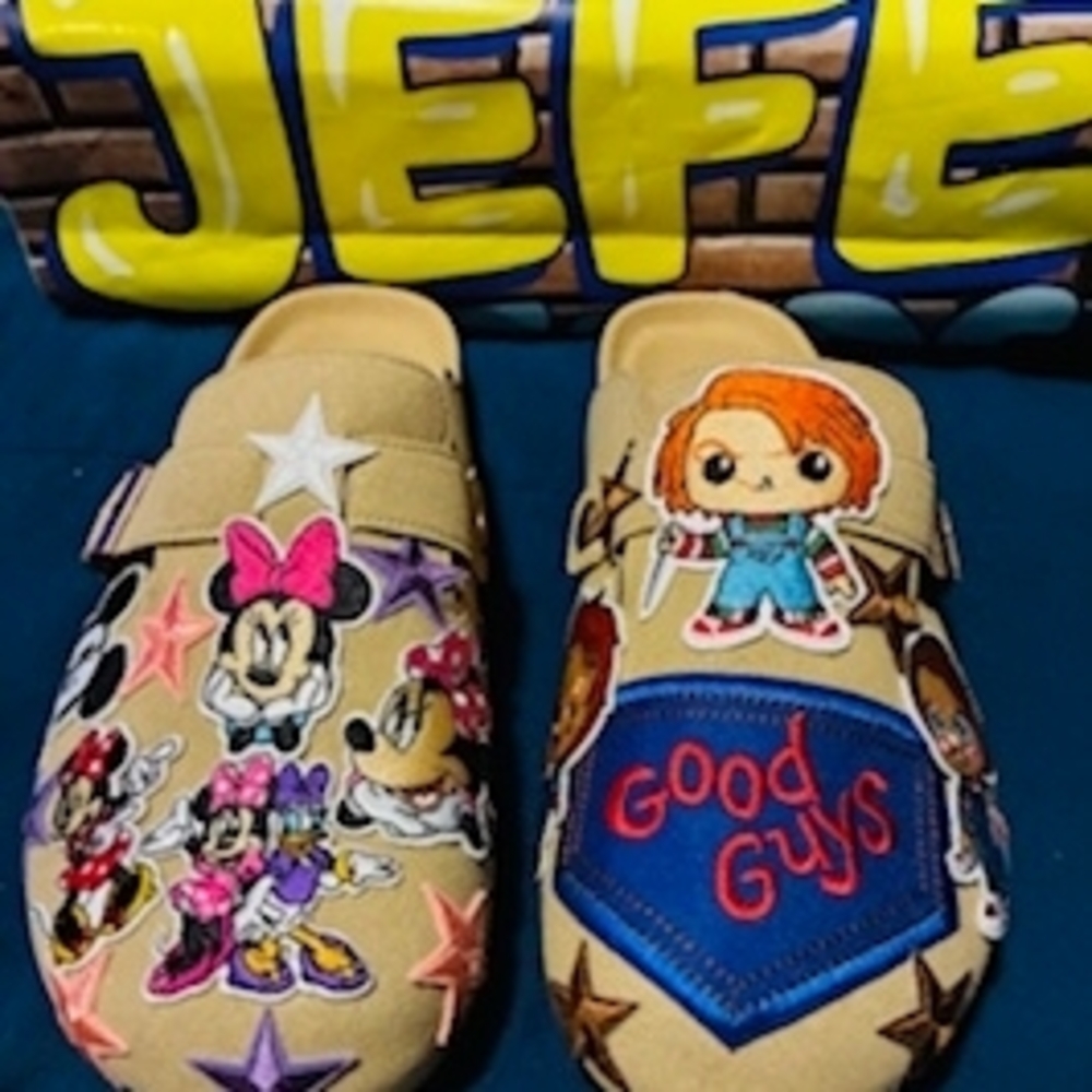 Colorful Cartoon Character Mules